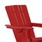 Flash Furniture Red Adirondack Rocking Chairs with Cupholder, 2PK 2-LE-HMP-1045-31-RD-GG - alternate 9
